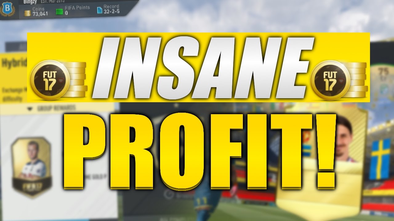 FIFA 17 MAKE INSANE PROFIT USING THE SQUAD BUILDER CHALLENGES!