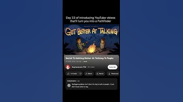 Day 33 of introducing YouTube videos that