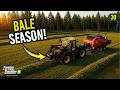 GRASS CUT AND BALED...AND WE SELL OUR GOAT MILK! | Highlands Fishing Expansion | FS25 | Episode 30
