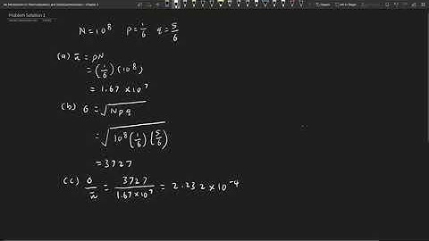 Problem Solution 2 | A | C3 | Thermal & Statistical Mechanics