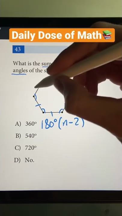 Sum of Interior Angles of Any Polygon | SAT and ACT Prep | Math