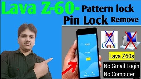 Lava Z60-Hard Reset 100 % Warking Unlock pin, pattern lock Remove | 2022 Bhawan Telecom