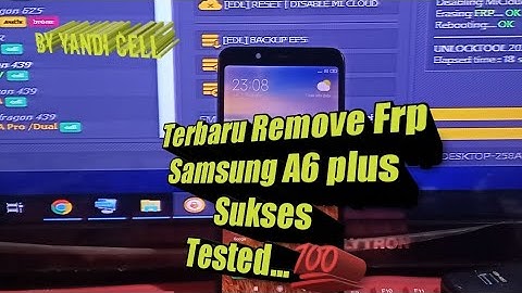 Terbaru viral bosku‼️‼️Reset Frp Samsung A6 plus one klik unlocktool..💯