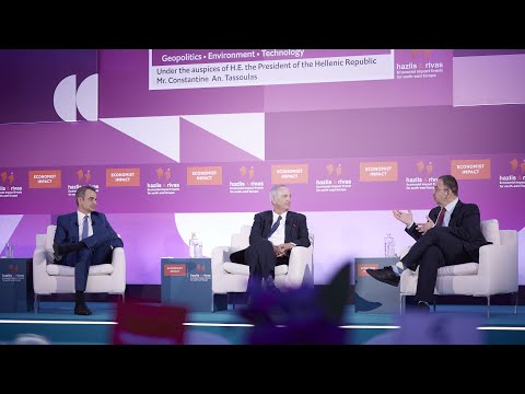 Συζήτηση του Πρωθυπουργού Κυριάκου Μητσοτάκη με τον καθηγητή Daron Acemoglu