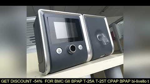 Top BMC GII BPAP T-25A T-25T CPAP BPAP bi-livello terapia Apnea COPD russare con FM1Full maschera f