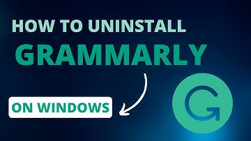 How to Uninstall Grammarly on Windows