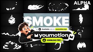 Flash FX Cartoon Smoke — Stylish Fire Elements for Presentations Free (Ae)