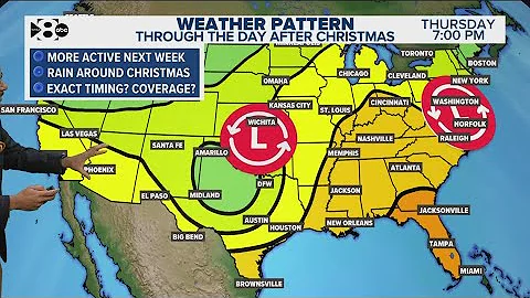 DFW Weather: Temperatures begin to cool down ahead of Christmas