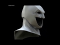 batman vs superman justice league league BVS doj cowl mask helmet 3d printable model print file stl
