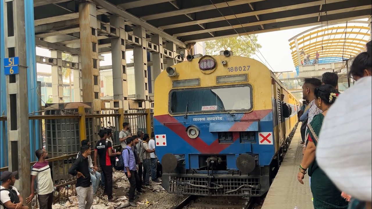 Vasai Road To Koper Memo Train Journey ll Vasai-Diva Passage ll Mumbai Local Train 