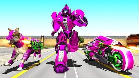 Dog Robot Transform Part-5 | Moto Robot Transformation Android GamePlay | By Game Crazy