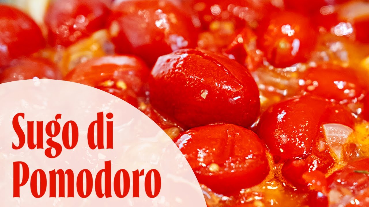 Sugo di Pomodoro - leckere original italienische Tomatensoße in 5 Minuten  einfach selber machen - YouTube