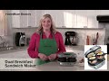 Product review ✅Hamilton Beach Dual Breakfast Sandwich Maker with Timer,...