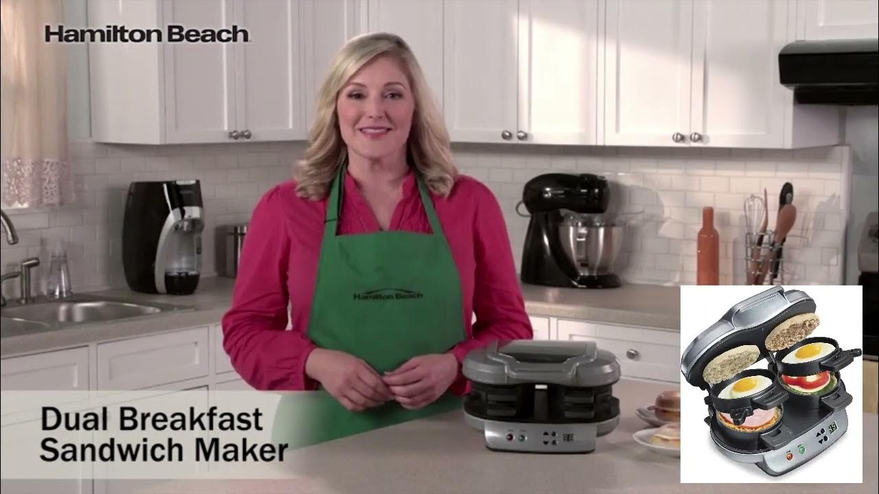 Product review Hamilton Beach Dual Breakfast Sandwich Maker with Timer
