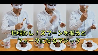 【種明かし】簡単！ケーキ食べるなら、スプーン派？フォーク派？悩んだときはこれをみて解決だー！