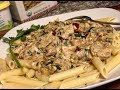 #VEGAN #VEGANRECIPES VEGAN CHICKEN &amp; SAUSAGE ALFREDO