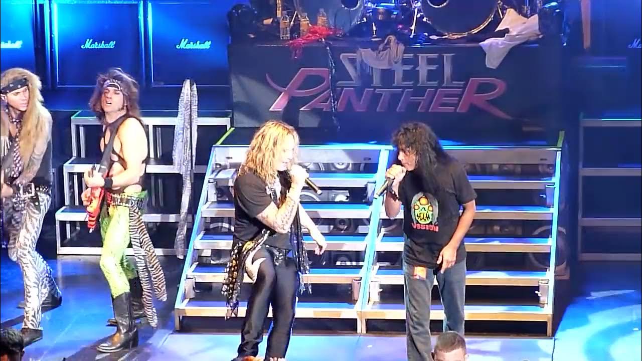 Steel Panther Don’t Stop Believin’; live! with Joey Belladonna