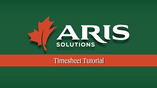 EVV & Non-DS Timesheet Tutorial