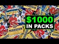 Opening 1000 worth of packs of 202324 upper deck trilogy hockey hobby