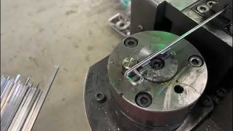 3D CNC wire bending machine working in Cyprus