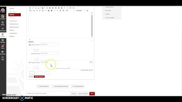 Creating a Quiz on Canvas