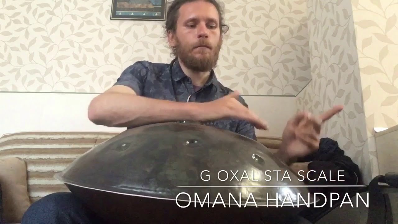 New OMana Handpan, G Oxalista scale, improvisation, 2018