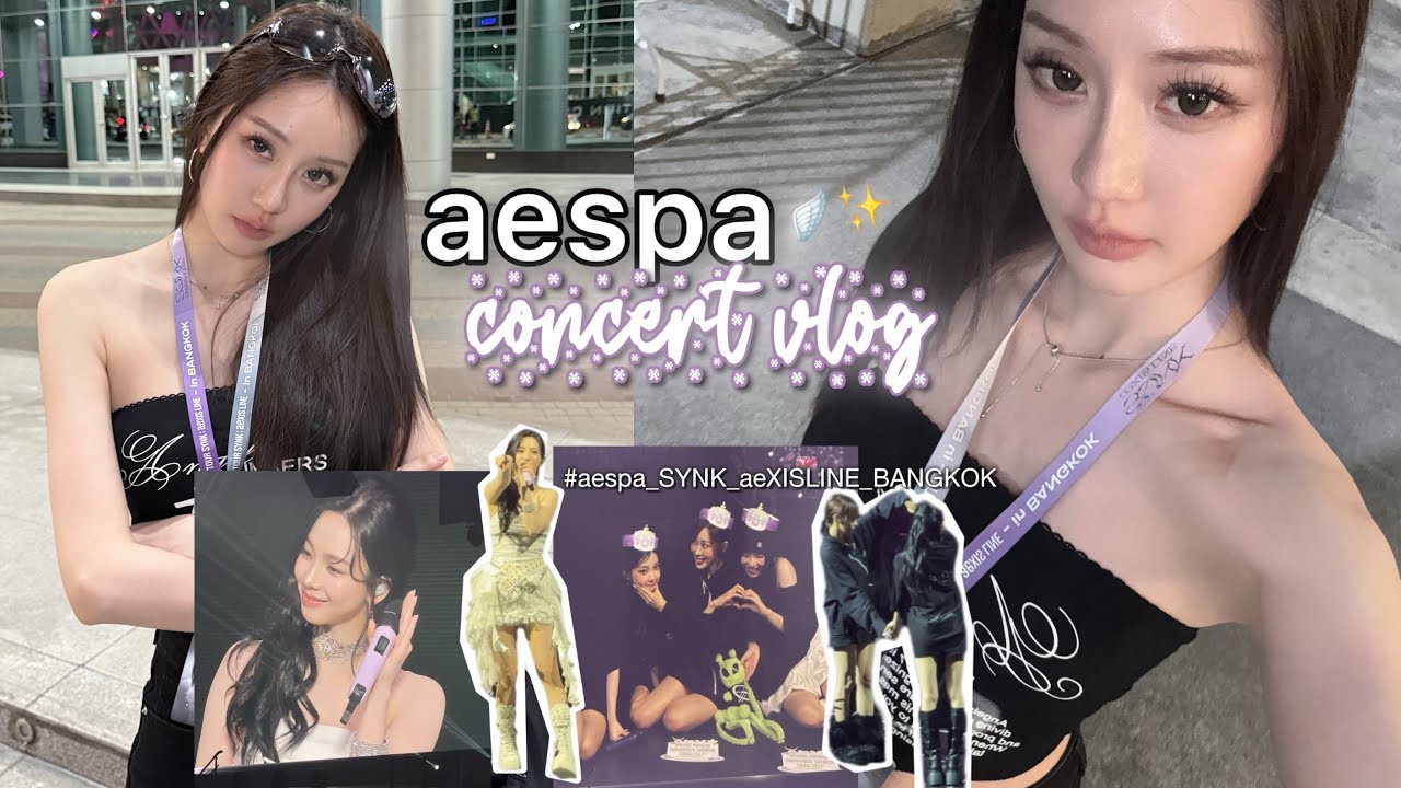 ВЛОГ: концерт aespa 🛸◝☆ , + grwm + примерка концертного костюма⸝⸝ʚ̴̶̷̆_ʚ̴̶̷̆⸝⸝✨️