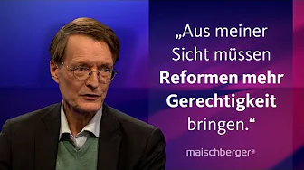 Karl Lauterbach: Haben in Deutschland „ausgeprägte Zwei-Klassen-Medizin“  | maischberger