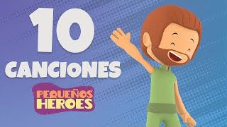 Video thumbnail of "10 CANCIONES PARA CANTAR Y SALTAR DE PEQUEÑOS HEROES 🎤💃🏻 | Canciones infantiles"