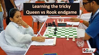 The secrets of queen versus rook endgame