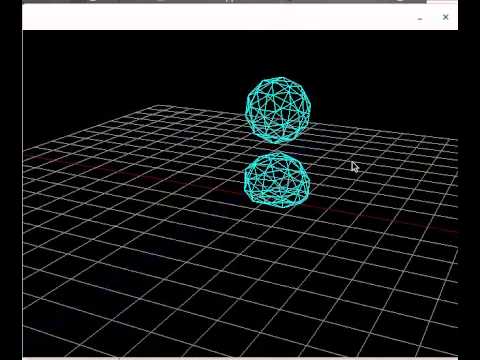My little physics engine  Test 4 - Collision handling