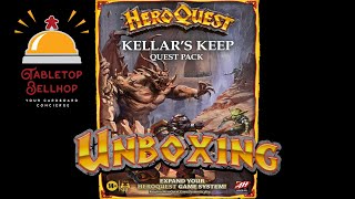 HeroQuest Kellar's Keep Quest Pack Unboxing, What's inside this newly reprinted HeroQuest expansion?