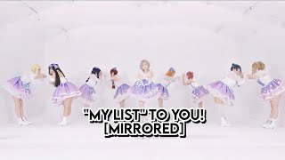 [MIRRORED] 'MY LIST' to you! - Aqours