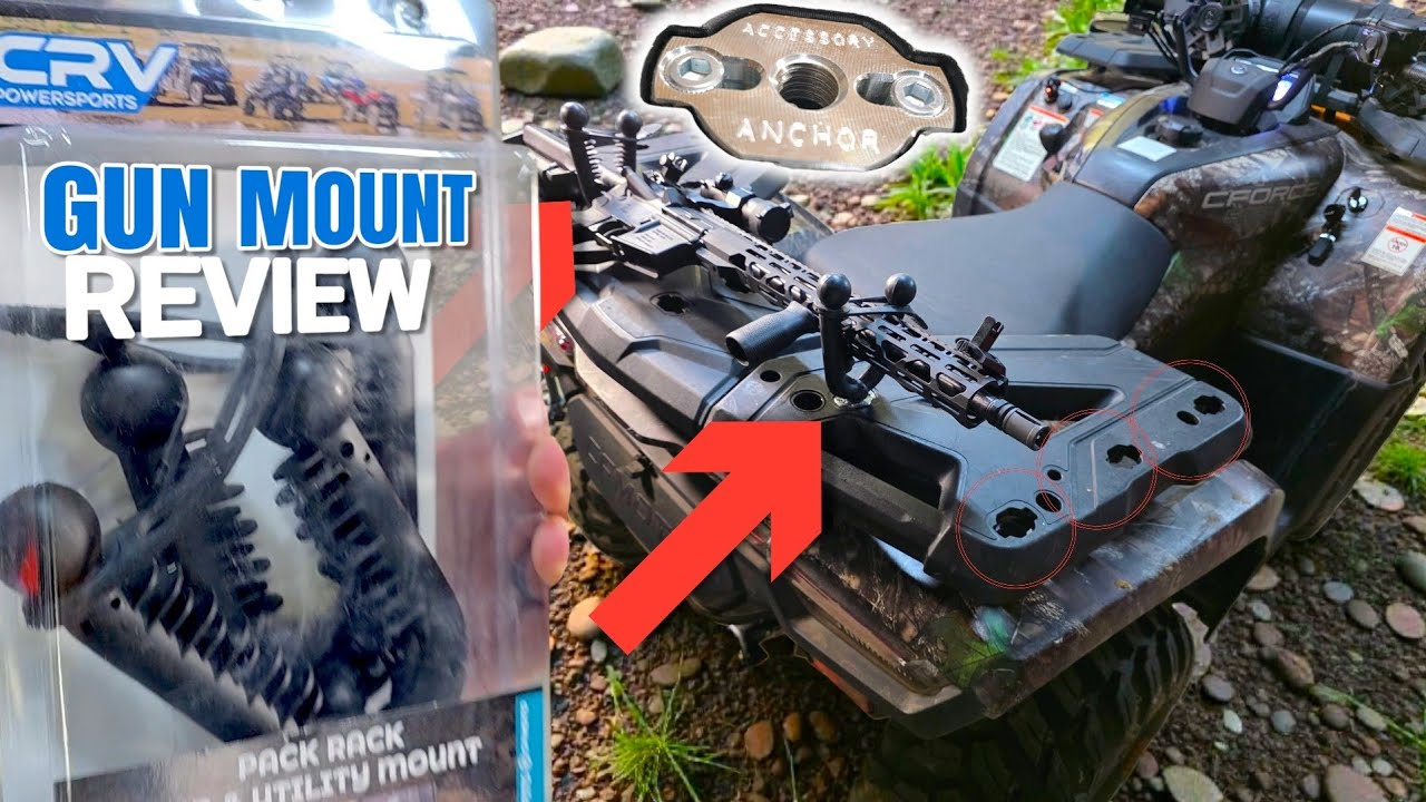 Уникальная быстросъемная оружейная стойка для CFMoto