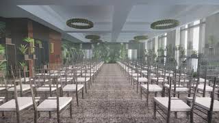 3D Wedding Decoration | Dekorasi Pernikahan | The Dalmar Ballroom FLORIDA USA By 710 Design Studio