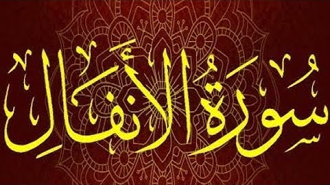 #سورة الأنفال #القرآن|المصحف المرتل|أحمد مصطفى