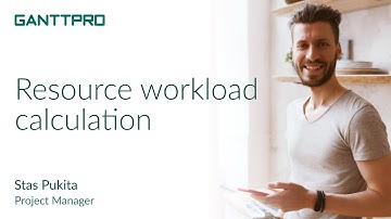Resource workload calculation in GanttPRO