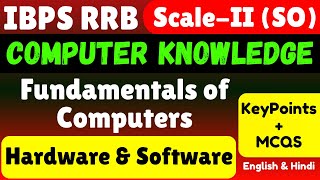 Hardware &amp; Software | Computer Knowledge for IBPS RRB Scale II &amp; III 2025 | Complete Study Material