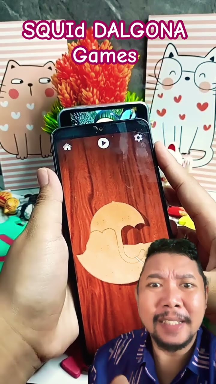 SQUID DALGONA GAMES!!!?? #dalgona #art #squidgame #phonecase #smartphone #painting