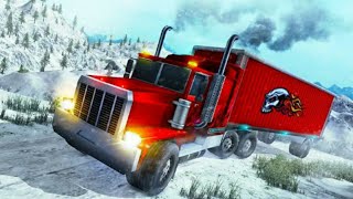 Offroad 8x8 truck hill drivers ( mengendarai truk simulator di gunung es (ios/androidgameplay) screenshot 5