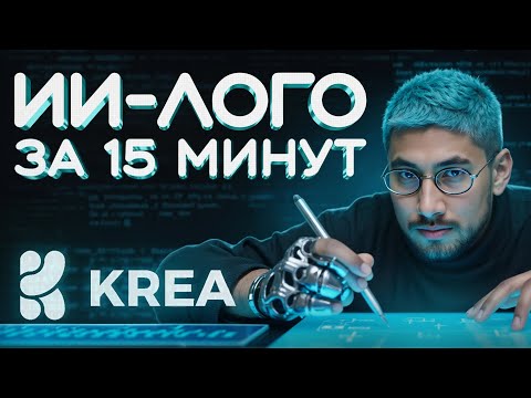 Создаем ЛОГОТИП в ИИ - KREA за 15 минут бесплатно. Пошаговый гайд