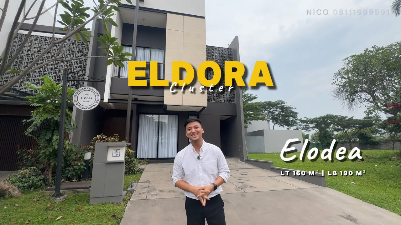 Eldora Tipe 8x20 Elodea Rumah Mewah Futuristic UNDER 3M❗️- Suvarna Sutera