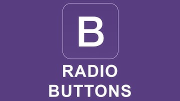 Bootstrap 4 Tutorial 15 - Radio Buttons