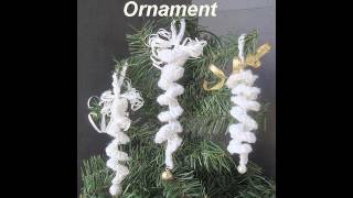 CROCHET CHRISTMAS ORNAMENT, LEARN HOW TO CROCHET AN ICICLE ORNAMENT