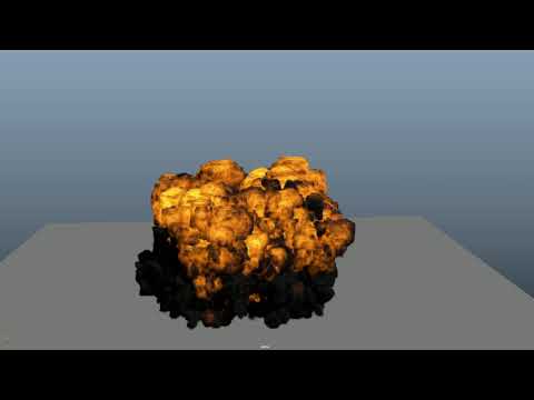 fire blast in maya