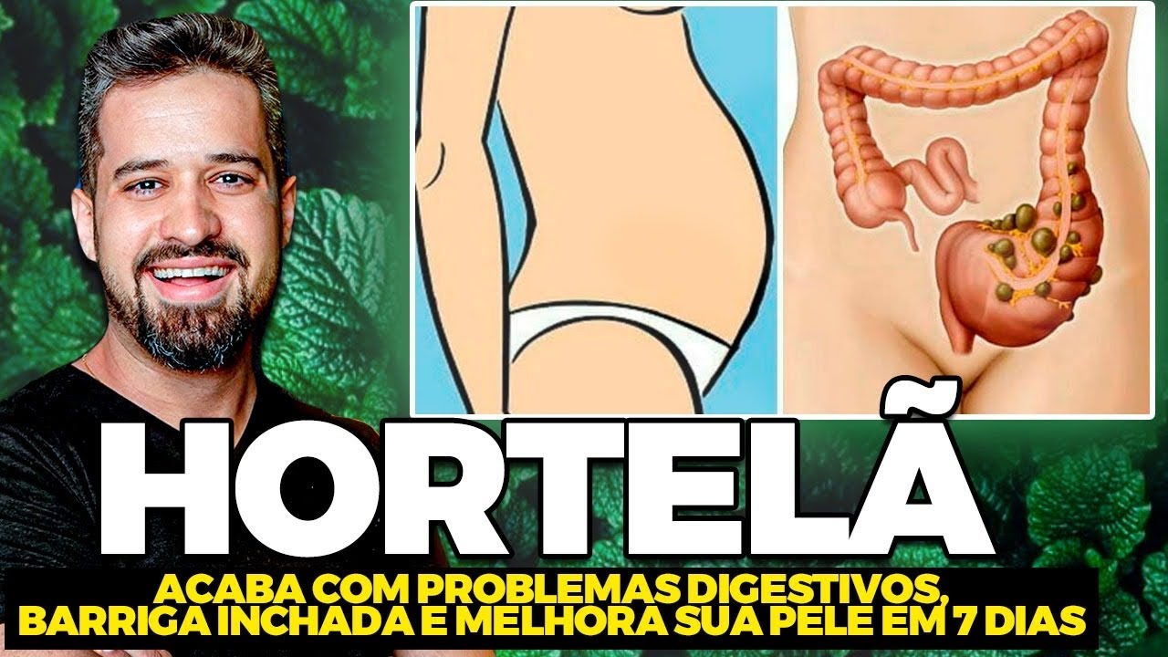 Receita Com HortelÃ£ Acaba Com Problemas Digestivos, Barriga Inchada E Melhora Sua Pele Em 7 Dias