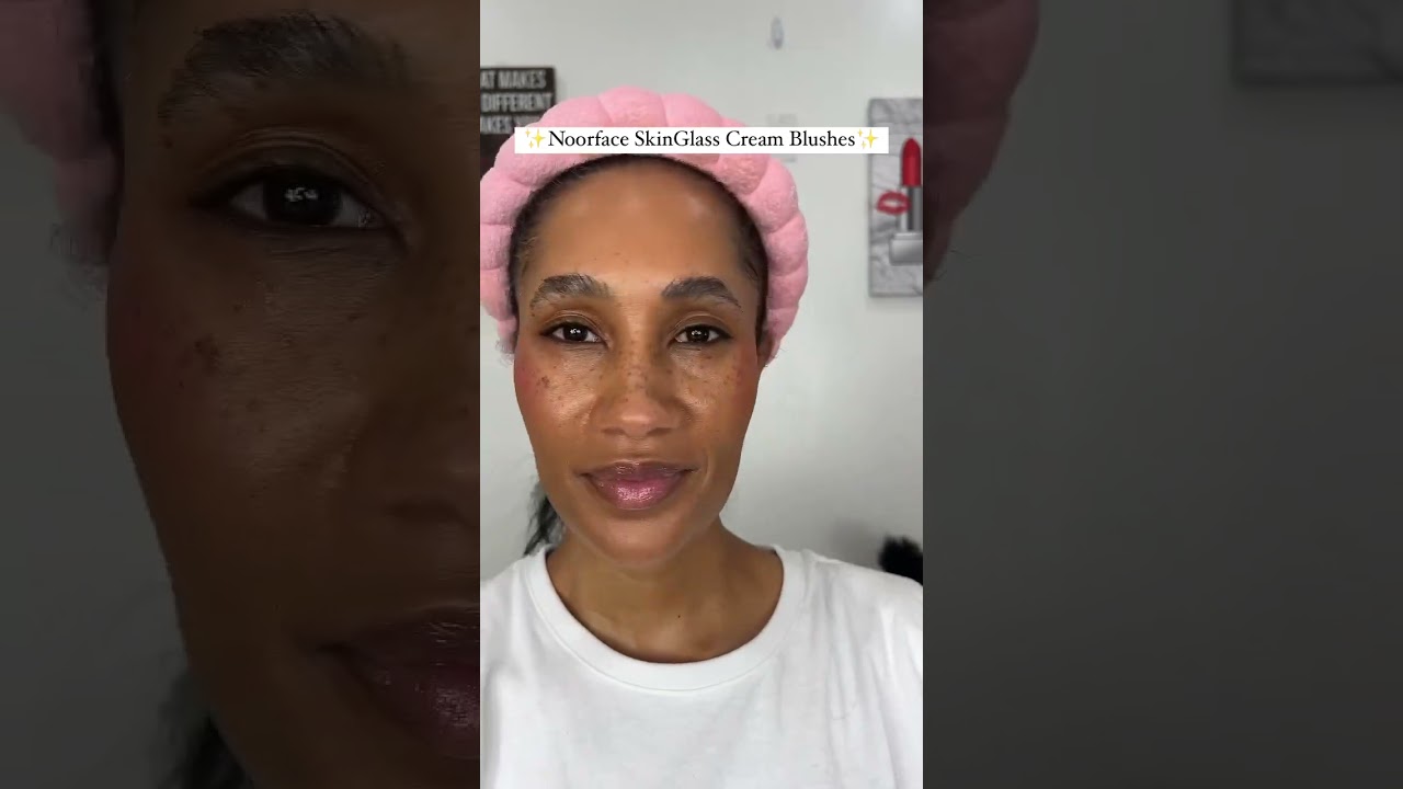 Perfect Cream Blush Formula! | SkinGlass by Noorface Cream Blushes