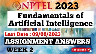 Fundamentals Of Artificial Intelligence Assignment Answers Week 2 | NPTEL