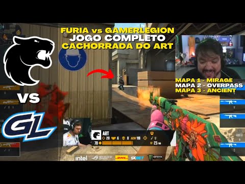 Furia vs GamerLegion - JOGO COMPLETO (Todos os Mapas) ESL Pro League Season 18