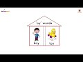 ‘ox’ and ‘oy’ Words | Springboard Jr. KG Literacy Book - 2 | Three-letter Words | Periwinkle
